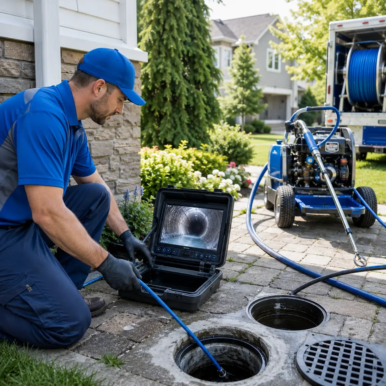 Outdoor drain cleaning professionals serving Sarepta, LA