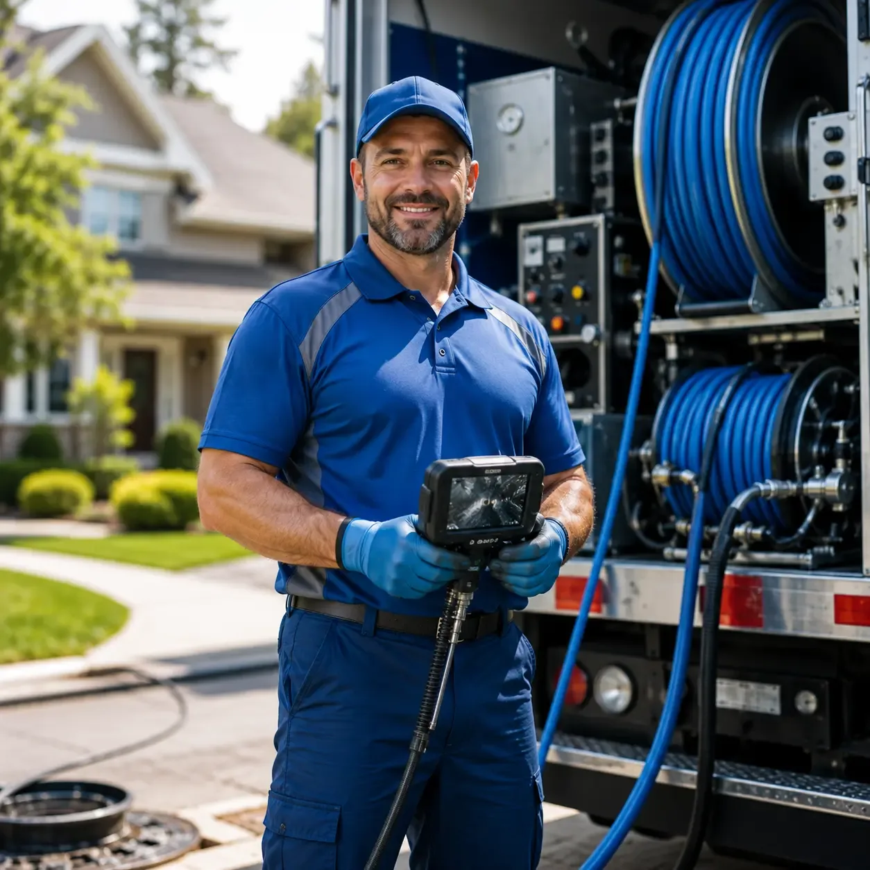 Local outdoor drain cleaning specialists in Sarepta, LA